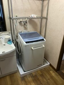 洗濯機を元に戻し通常使用できる状態
